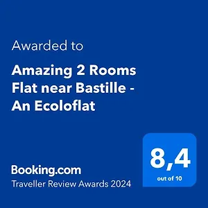Amazing 2 Flat Near Bastille - An Ecoloflat Apartment Paris